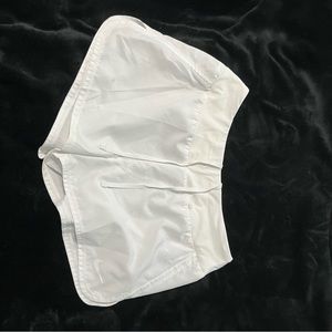 white nike shorts